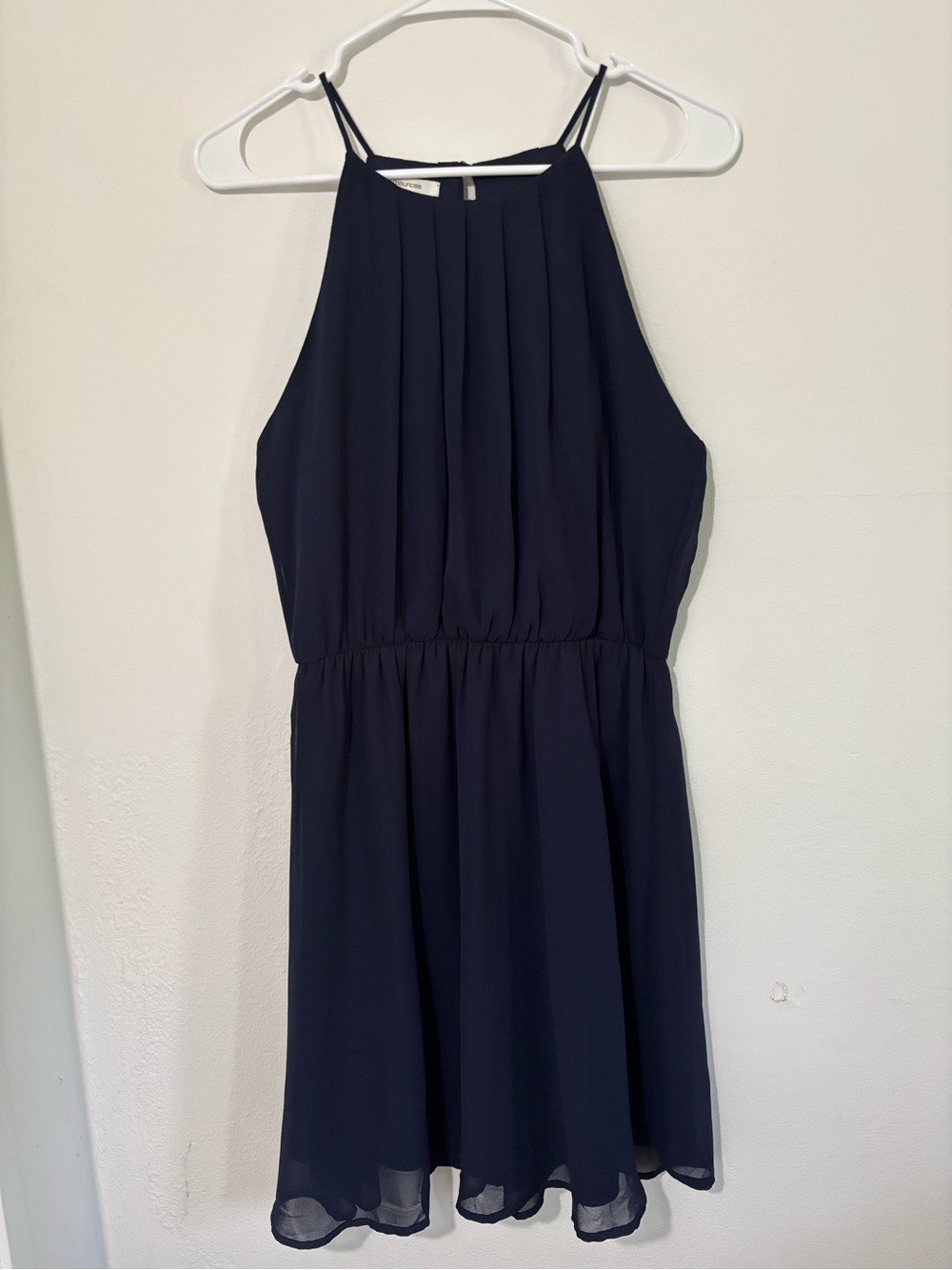 Maurices Navy Halter Mini Dress